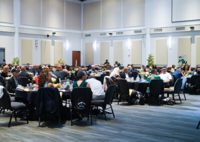 utgf gala event with round tables